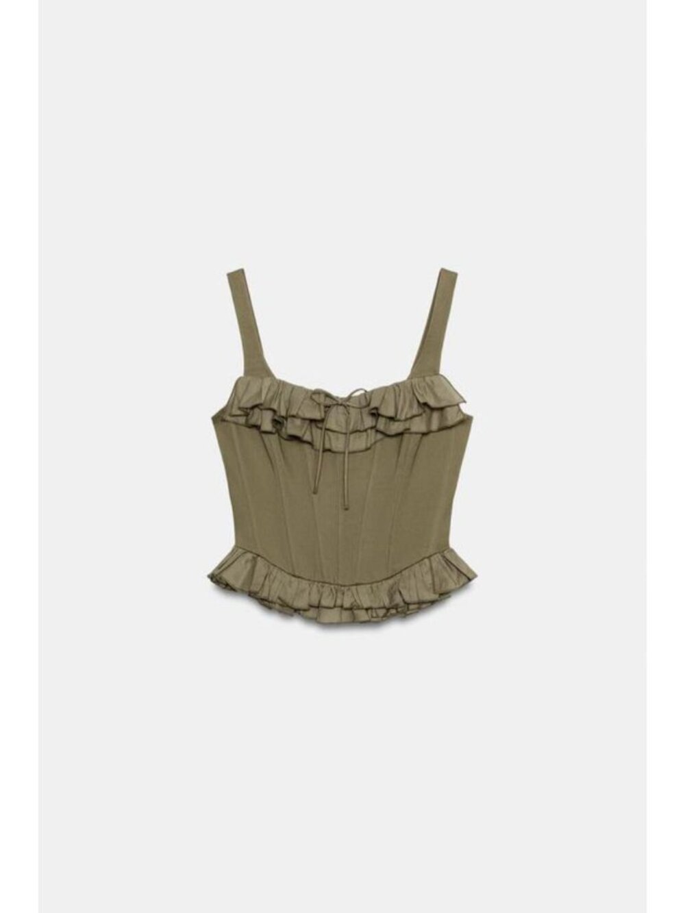 ZARA RUFFLED CORSET TOP 5063/004/507
